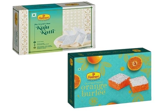 Haldirams Nagpur Kaju Katli (500g) and Orange Burfee (500g) Combo (B0D9NM6YXQ) Amazon Price History, Amazon Price Tracker