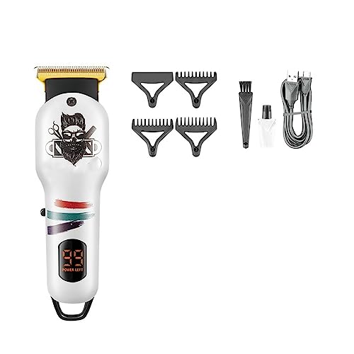CEUOWJXRP Professional Cordless Hair Clippers for Men Adjustable Hair Cutting