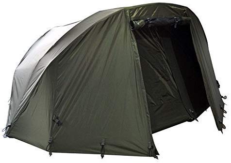 Skin für Angelzelt Economic 1-Mann-Bivvy I Stabiler Zelt-Überwurf wasserdicht 10.000mm Wassersäule I atmungsaktiv I schneller Aufbau I Fishing Tent I Outdoor Camping Festival I 3kg