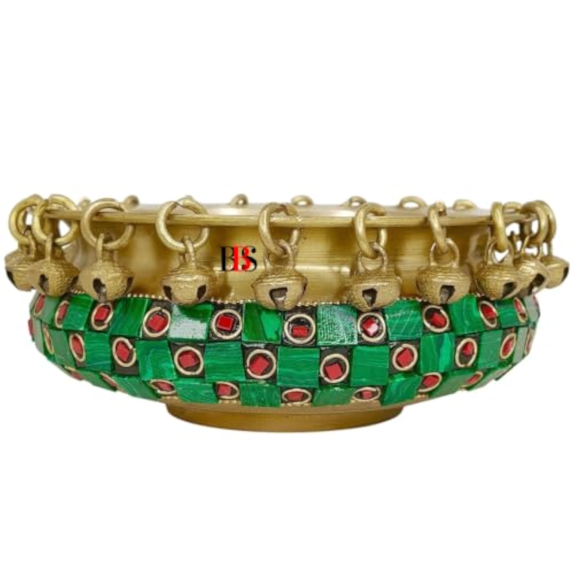 Urli Bowl with Bells for Flower Decor