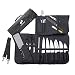Chef Knife Roll Bag By EVERPRIDE- 10 Compartment Knife Bag For Cooks, Chefs & More- Top Quality Portable Knife Case With Many Slots, Handle & Shoulder Strap- Perfect For Small & Big Knives
