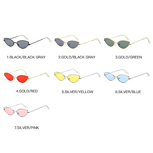 Unisex Small Retro Shades Sunglasses Women Metal Frame Eyewear Outdoor Clear Lens Sun Glasses For Men3