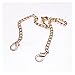 Shoulder Strap 60-120cm Long Handbag Metal Chains Shoulder Bag Strap DIY Purse Chain Gold Silver Bag Handles Bag Accessories Chain 4 Colors (Light Gold 60cm)
