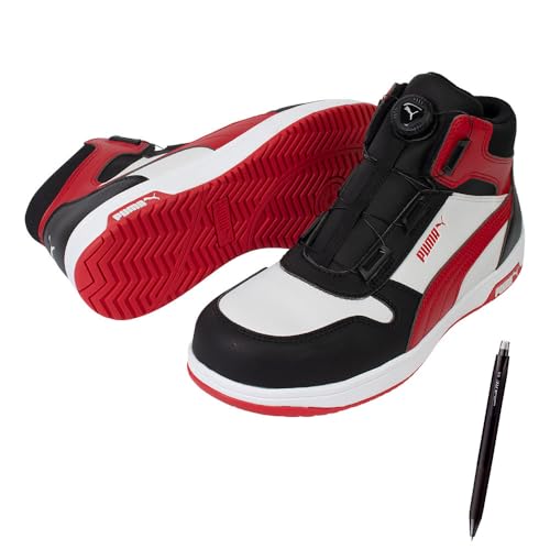 プーマ] 安全靴 グライド ホワイト 25.5cm ローカット 中敷