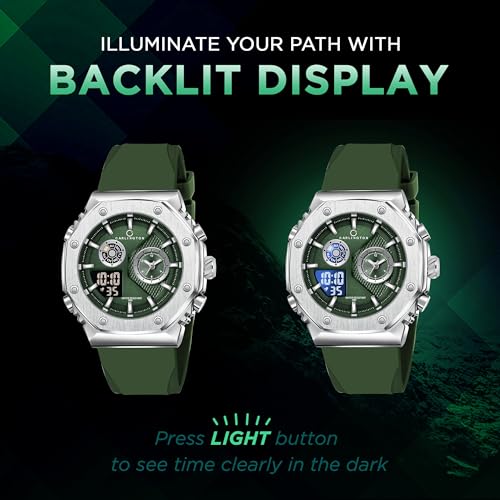 Carlington Store Carlington Ct 7711 Green Dial, Green Band Watch - Image 4