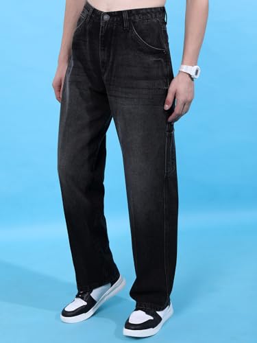 Image of Highlander Men's Relaxed Fit Jeans | Mid-Rise | Heavy Fade | Jeans for Man