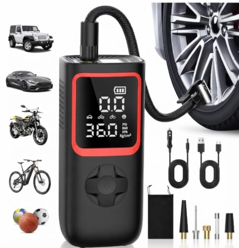 KOLTGOO 150PSI Tire Inflator, Portable Air Pump for Car Tires