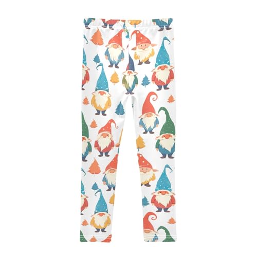 Kids High Waist Cute Gnome Dwarfs Leggings for Toddler Girls 4T 202b53442