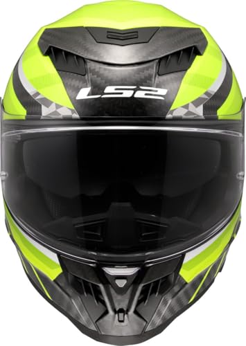 Casque intégral LS2 Dragon Trax jaune pour trajets urbains - 4