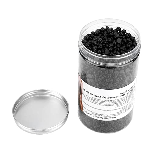 Depilatory Hard Wax Bean, Pure Mild Durable Wax Bean Hair Remover Wax Bean Convenient with Jar for H