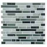 Miscasa 10-Sheet Peel and Stick Backsplash Tiles, Light Green Removable Vinyl Decorative Tiles for K