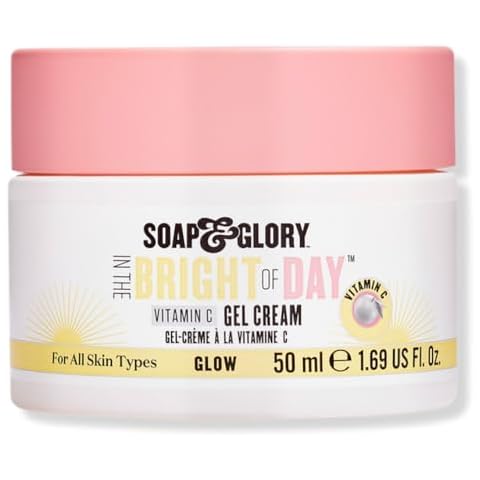 Soap & Glory In the Bright Of Day Vitamin C Gel Cream - Vitamin C Face Cream for All Skin Types - Reenergizing & Brightening Face Moisturizer (1.69 fl oz) Cover