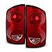 ACANII - For 2007-2008 Dodge Ram 1500 2009 2500 3500 Tail lights Lamps Replacement Left+Right