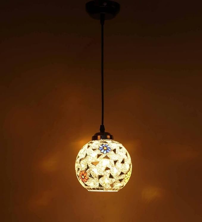 Image of Robin with Bulb Pendant Lamp /Hanging Lamp /Ceiling Light for Bedroom, Living Room, Restaurants, Dining, Coffee Shop, Home and Office.(Pack of 1)