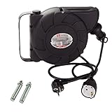 10 Meter Gesamt-Kabellänge H05VV-F 3G 3 x 1,5 mm² - davon 1,0 Meter Zuleitung