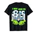 I was 6 Now I Am 7 Birthday Boy 67 Soccer Drip 7 Years Old T-Shirt