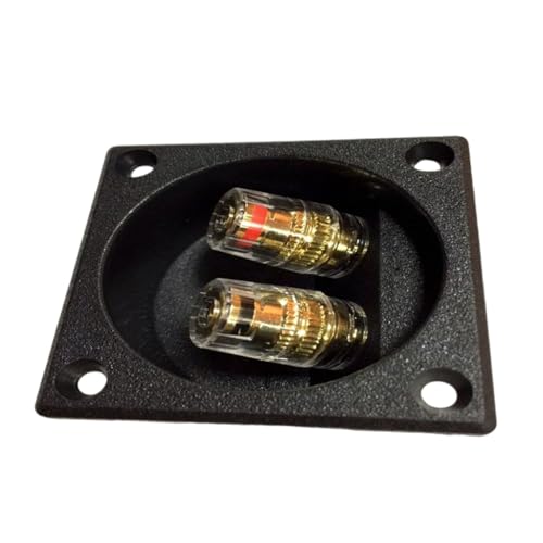2 Way Terminals Cup Connectors for Speaker Box Subwoofer Banana Terminals