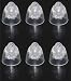 FCS Domes for Oticon MiniFit RIC Hearing Instrument (Pack of 6 Dome, Bass Double Vent, 6 mm)