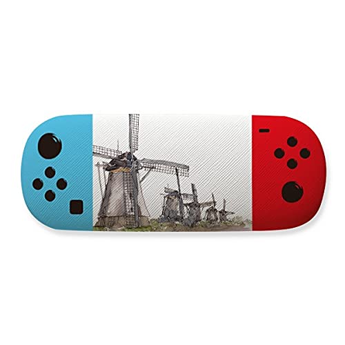 Étui de rangement pour lunettes design moulin cadeau souvenir de Hollande