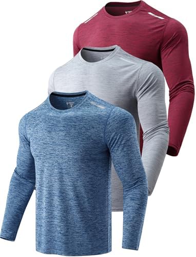 Liberty Imports mens Athletic Long Sleeve T Shirts With Thumbholes T-Shirt