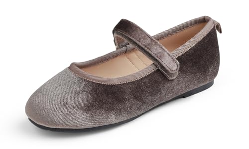 Feversole Kids Filles Mary Jane Strap Chaussures Plates Ballerines Princesse Chaussures Plates Chaussures d'école Plates À Bride