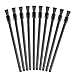 Frcolor Disposable Lip Gloss Brushes Lipstick Wands Applicator Flat Brush Makeup Cosmetic Tools (100 Pcs)