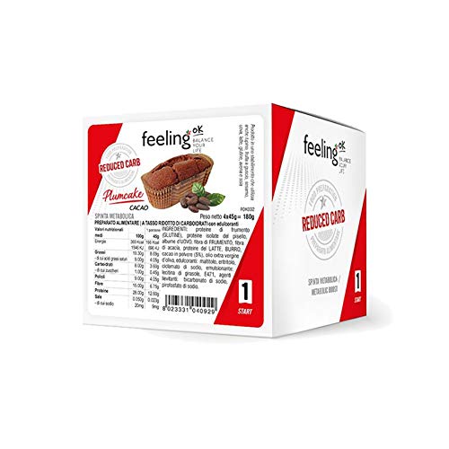 CiaoCarb - ProtoCake (Pastel de proteína) - 45g - Chocolate, Unidad