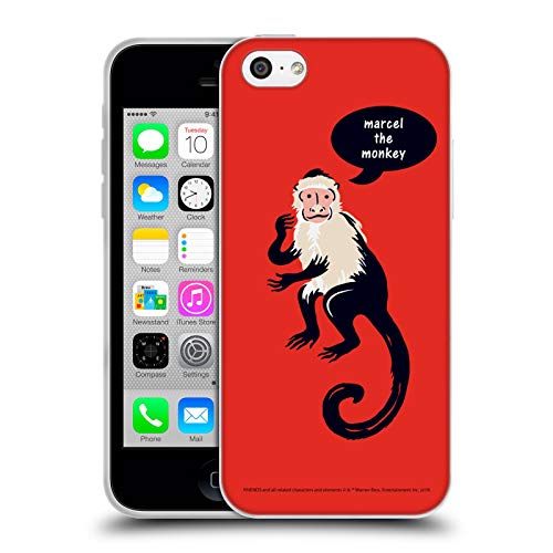 Head Case Designs Officially Licensed Friends TV Show Marcel The Monkey Iconic Gel Case [Military Grade Protection] Compatible With Apple iPhone 5c