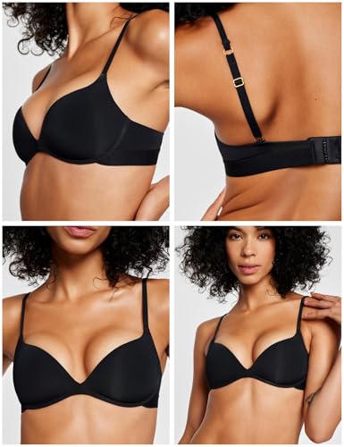 Image of Pepper Bra for Sizes AA-B Cups | Wirefree Zero-G Padded Lift Up Bra, Fitted Push Up Bra for Women