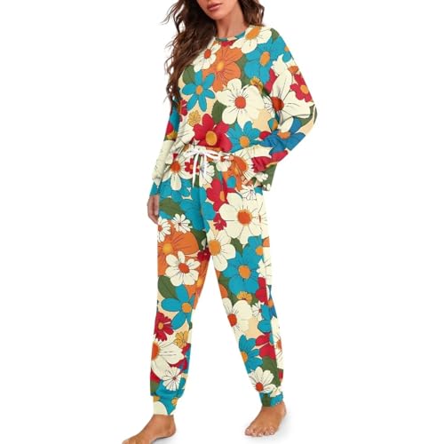 Pyjama deux pièces femme ample qui résout le manque de confort pour Thanksgiving Jolie