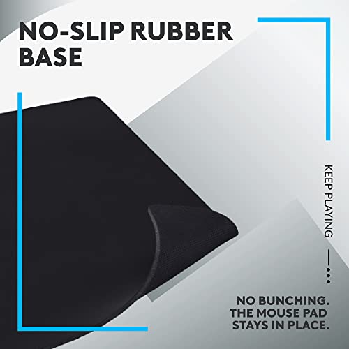 Logitech G840 XL Cloth Gaming Mouse Pad - 0.12 in Thin, Stable Rubber Base, Performance-Tuned Surface - Black by Logitech G - Image 6