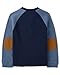 Gymboree,Boys,and Toddler Long Sleeve Thermal Henley Shirt,Blue Colorblock,3 Years