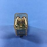 IDEC RH2B-ULAC24V 2 Poles DPDT, 24 VAC Coil, 50/60 HZ, Blade Terminal, Compact Power Relay, Industrial 10 AMP GP Relay, RH Series, with LED Indicator