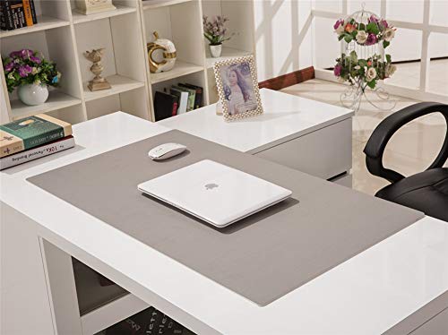 Tapis de table multifonctionnel LL-COEUR hydrorésistant grand format gris 120cm