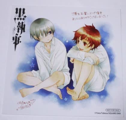 新品未読 初版 黒執事 画集 3巻 アニメイト購入特典 ミニ色紙 シエル 新品未読 初版 黒執事 画集 3巻 アニメイト購入特典 ミニ色紙
