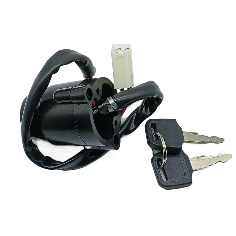 Compatible with Yamaha Ignition Switch Lock Key Replacement DT100, DT175, DT125, DT250, DT400, XT250 (1974-1983) - Aftermarket Part with 2 Master Keys