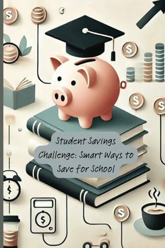 Savings Challenge Book | Student Savings Challenge: Smart Ways to Save for School | School color-in savings icons | Fun and Interactive Savings ... high school, college, and university students