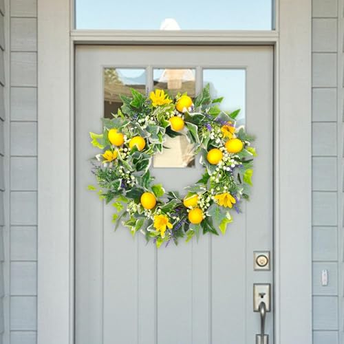Couronne de citrons pour décoration de table estivale en extérieur - 6