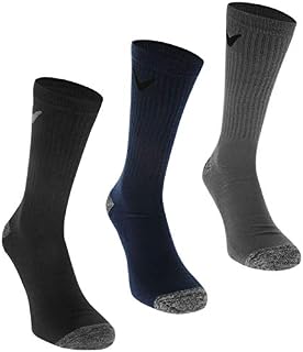 Callaway Mens Opti Dri 3 Pack Golf Crew Socks Cushioned