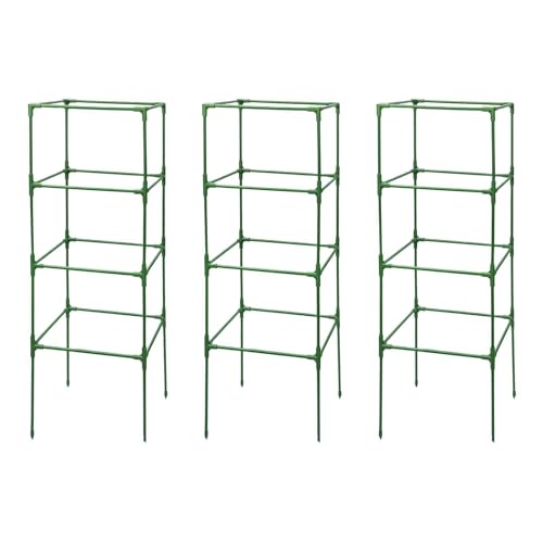 Jaulas para tomates de jardín con altura ajustable lote de 3 tutores resistentes para huerto 2