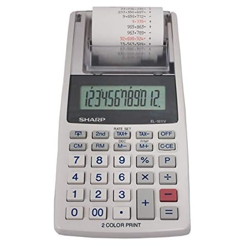 Sharp EL-1611V Portable Cordless Calculator Cover