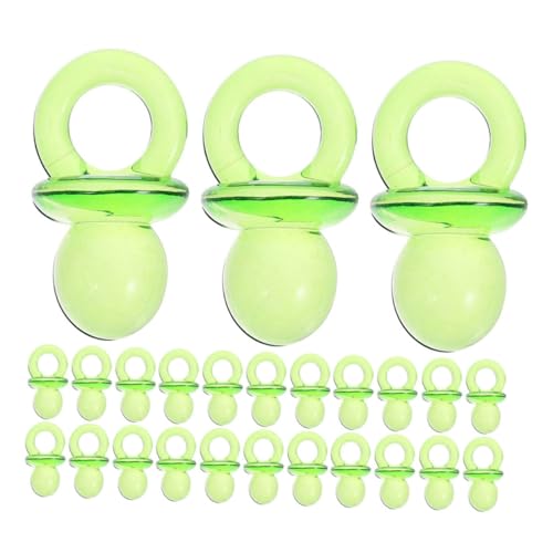 UKCOCO 200Piezas Mini Chupetes Acrílicos Decoración de Shower Accesorios Neutros Boho y Centros de Detalles y Niñas