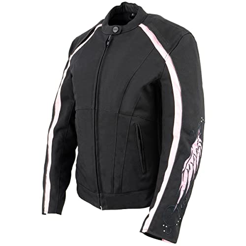 Image of Milwaukee Leather Women's Textile Classic Crossover Motorcycle Riders Jacket - All Year Wear