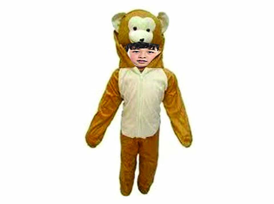 MODERNAZ Monkey bear costume for kids | animal dress school annual function/stage shows dress/competition/theme party dress (5-6 years) (B0C5MQBDTL) Amazon Price History, Amazon Price Tracker