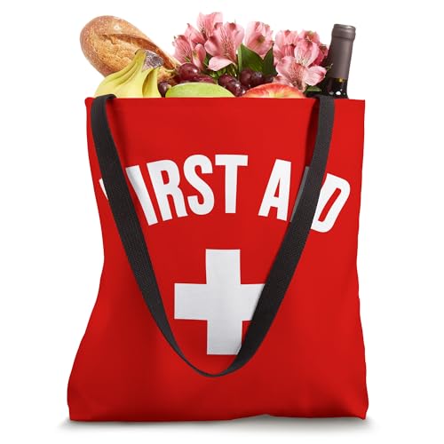 Bolso tipo tote para personal de emergencias y primeros auxilios con cruz médica miniatura 4