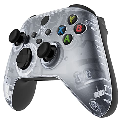 Image of MODDEDZONE Custom Wireless UNMODDED Controller for Xbox One S /X and PC - Exclusive and Unique Designs - The Perfect Gaming Gift for Enthusiasts Clear Face