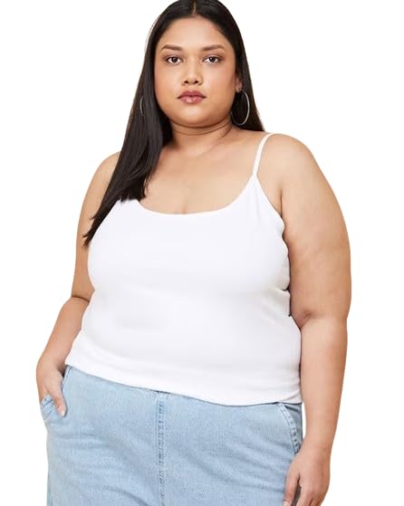 geifa Camisole for Women Tank Tops Cool Comfort Fabric Solid Sleeveless Slimming Layering Adjustable Strap Pack of 1-picture-37