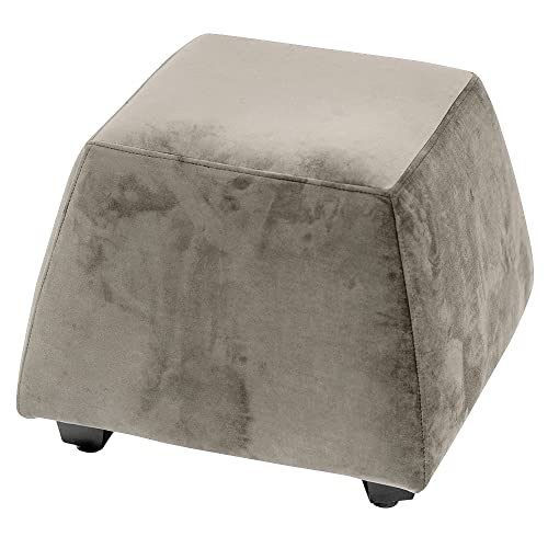 Image of Wakefit Belize Ottoman (Fabric, Velvet Stone)