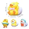 Car Air Fresheners, 4pcs Yellow Rubber Duck Car Pilot Vent Perfume Clip, Cartoon Car Diffuser Rotating Propeller Outlet Freshener Aromatherapy Ornament for Women Man #4