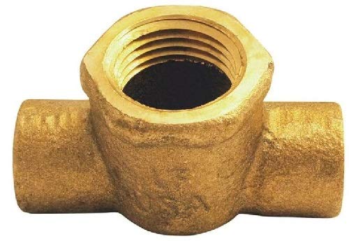 Elkhart10156962 Low Lead Copper Tee, 3/4" C x 3/4" C x 3/4" FIP